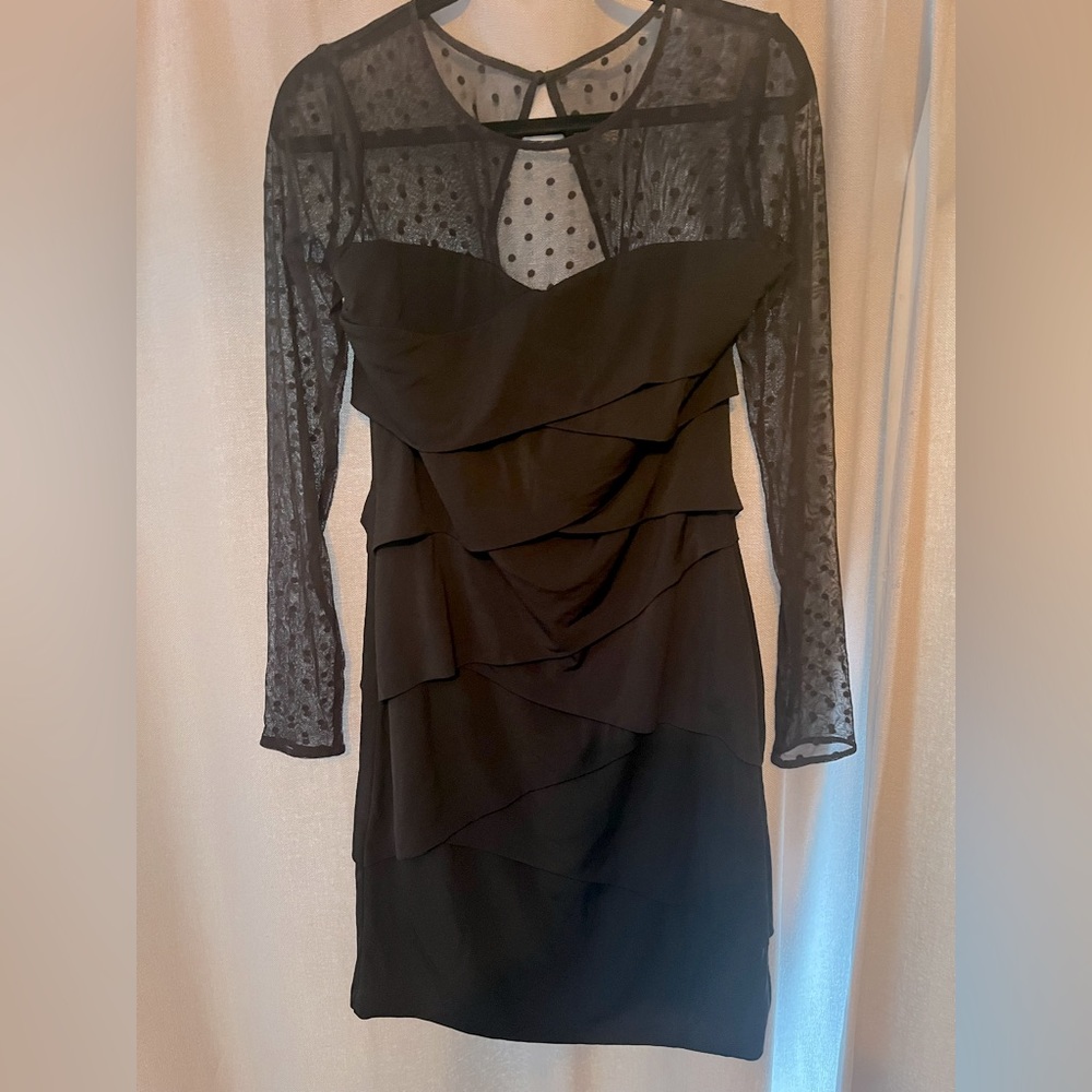 White House Black market Size 14 black dress